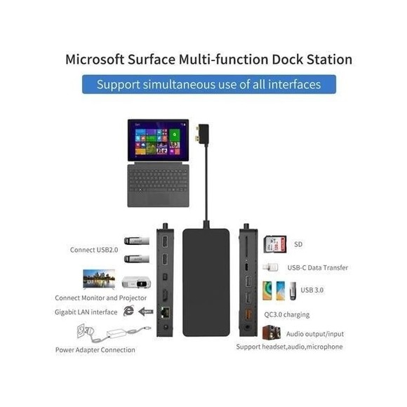 Unbranded Computers, Laptops & Parts Expansion Dock Surface